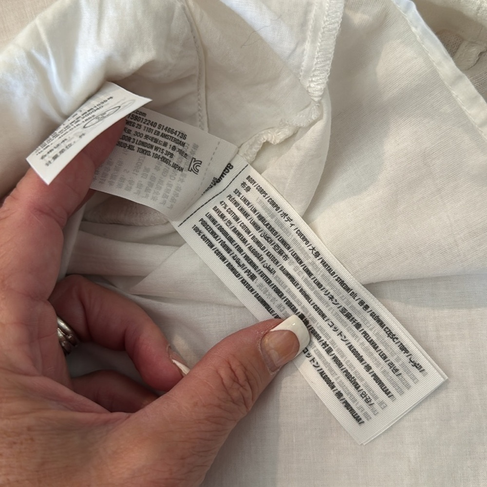 Abercrombie and Fitch Linen blend T-Shirt Dress - Picture 7 of 14